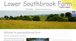 Desktop Screenshot of lowersouthbrookfarm.co.uk